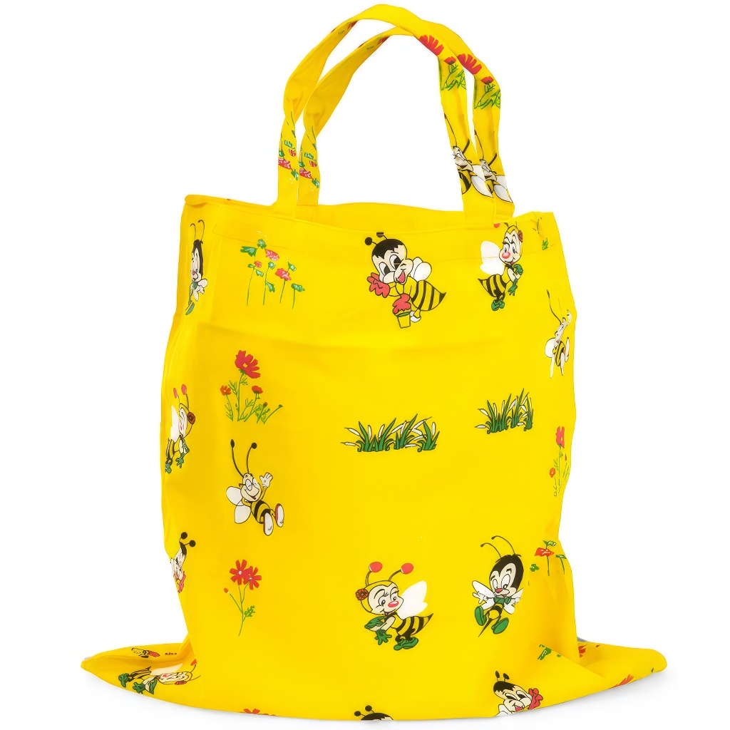 Baumwoll-Tragetasche Bienchen bunt 42 x 39
