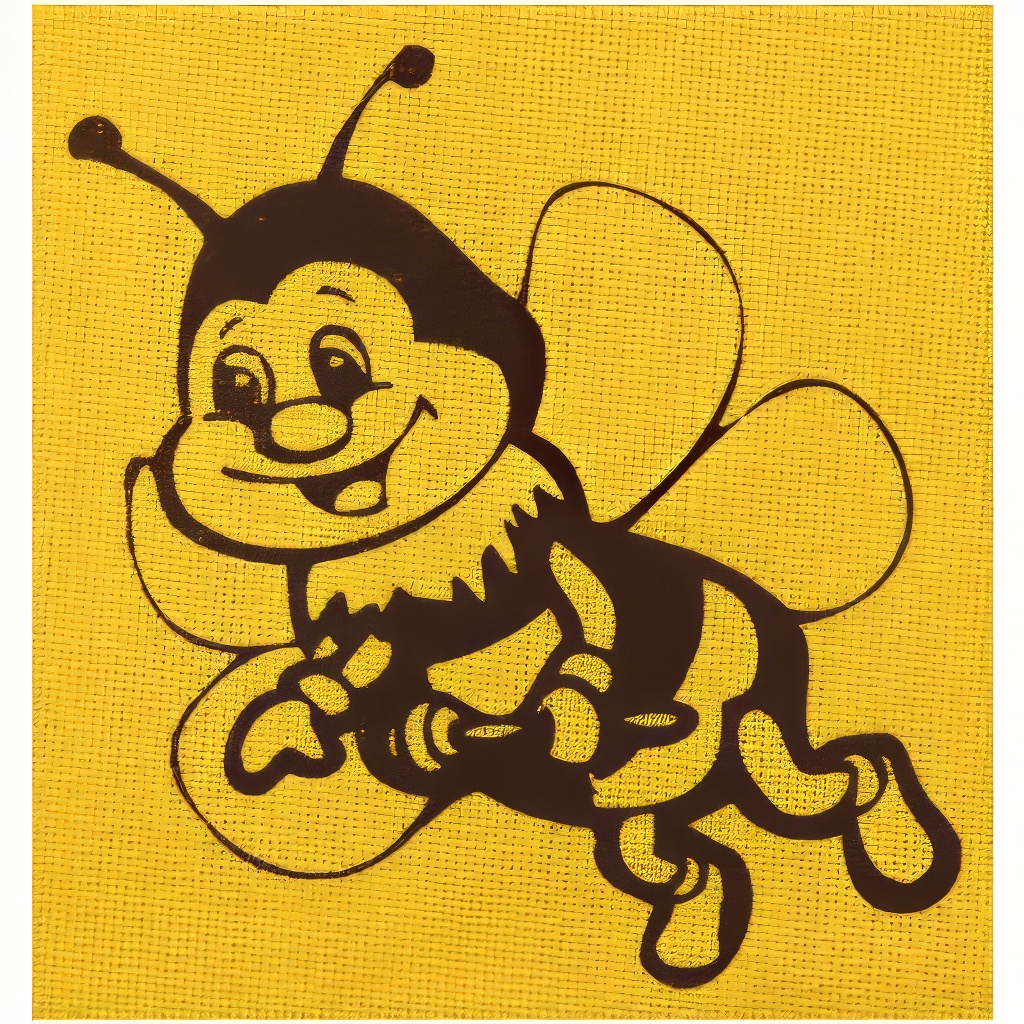 ApiSina Honigglasbeutel natur Biene