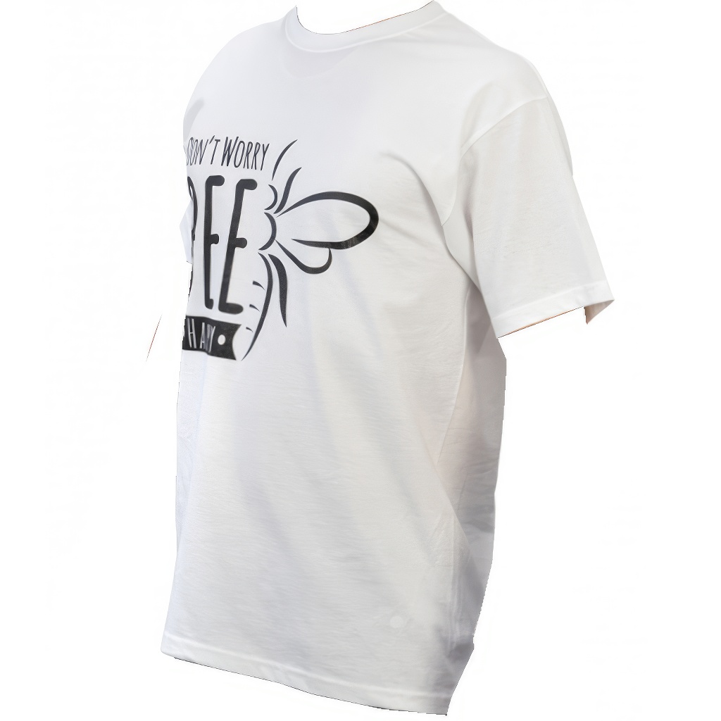 ApiSina T-Shirt „Bee happy“, weiß