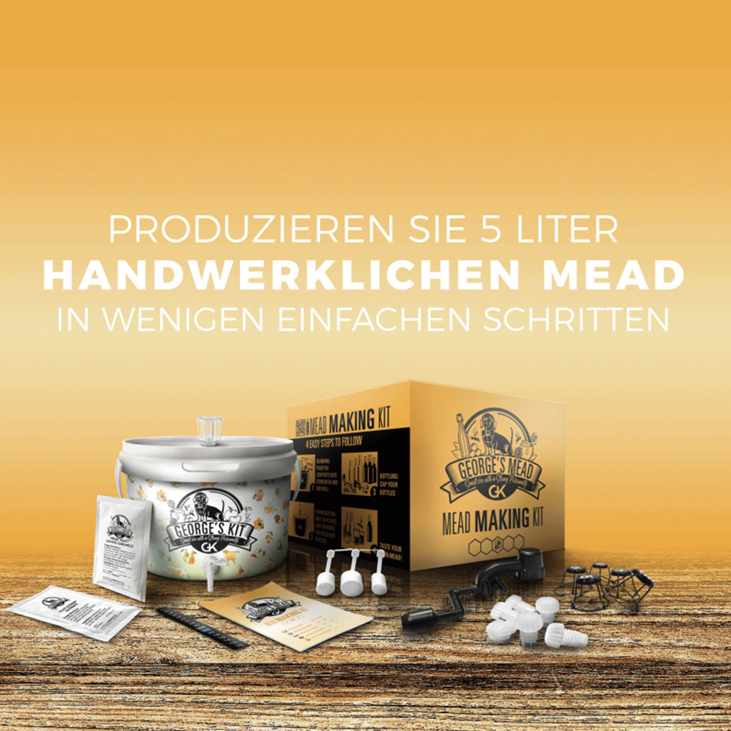 Set zur Herstellung von hausgemachtem Met – George's Mead (5 Liter)