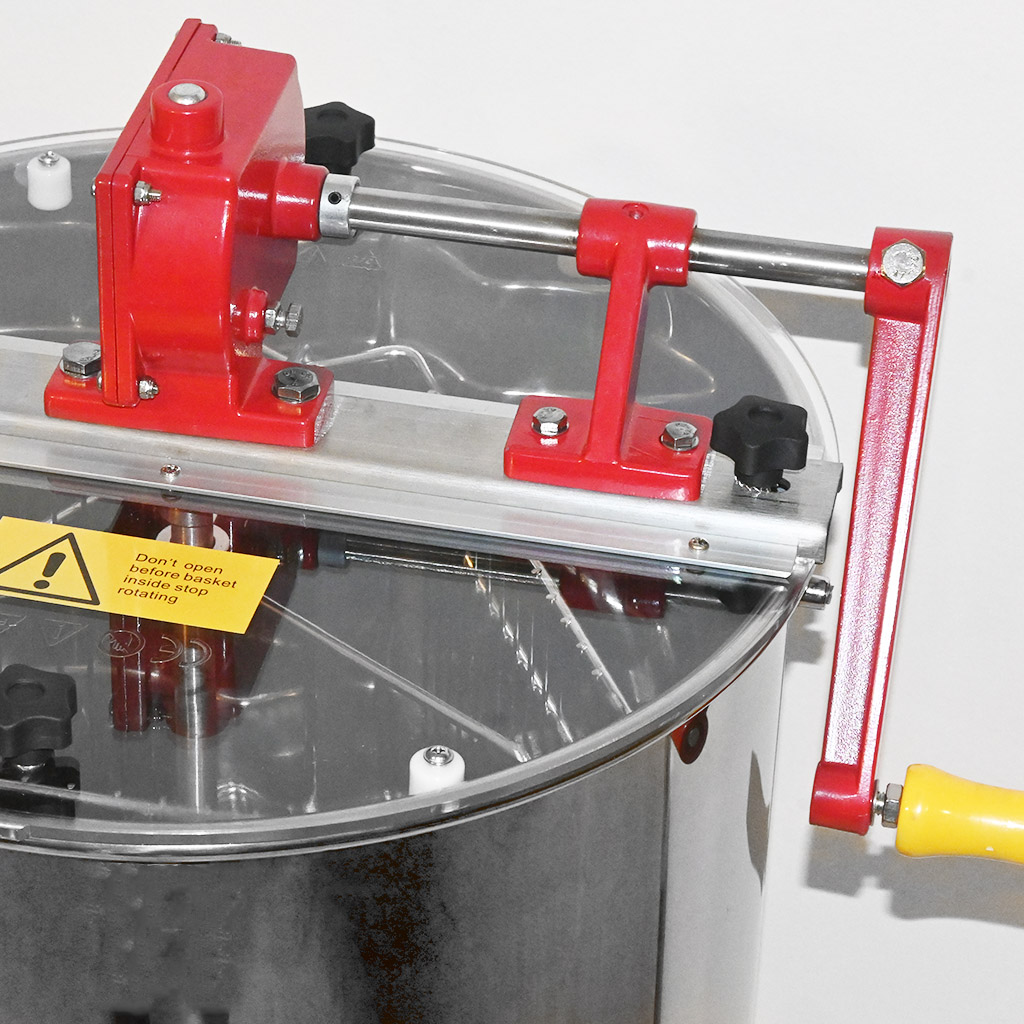 Honigschleuder Mellarius OptiLine 3 Waben Hand mit Behälter P40