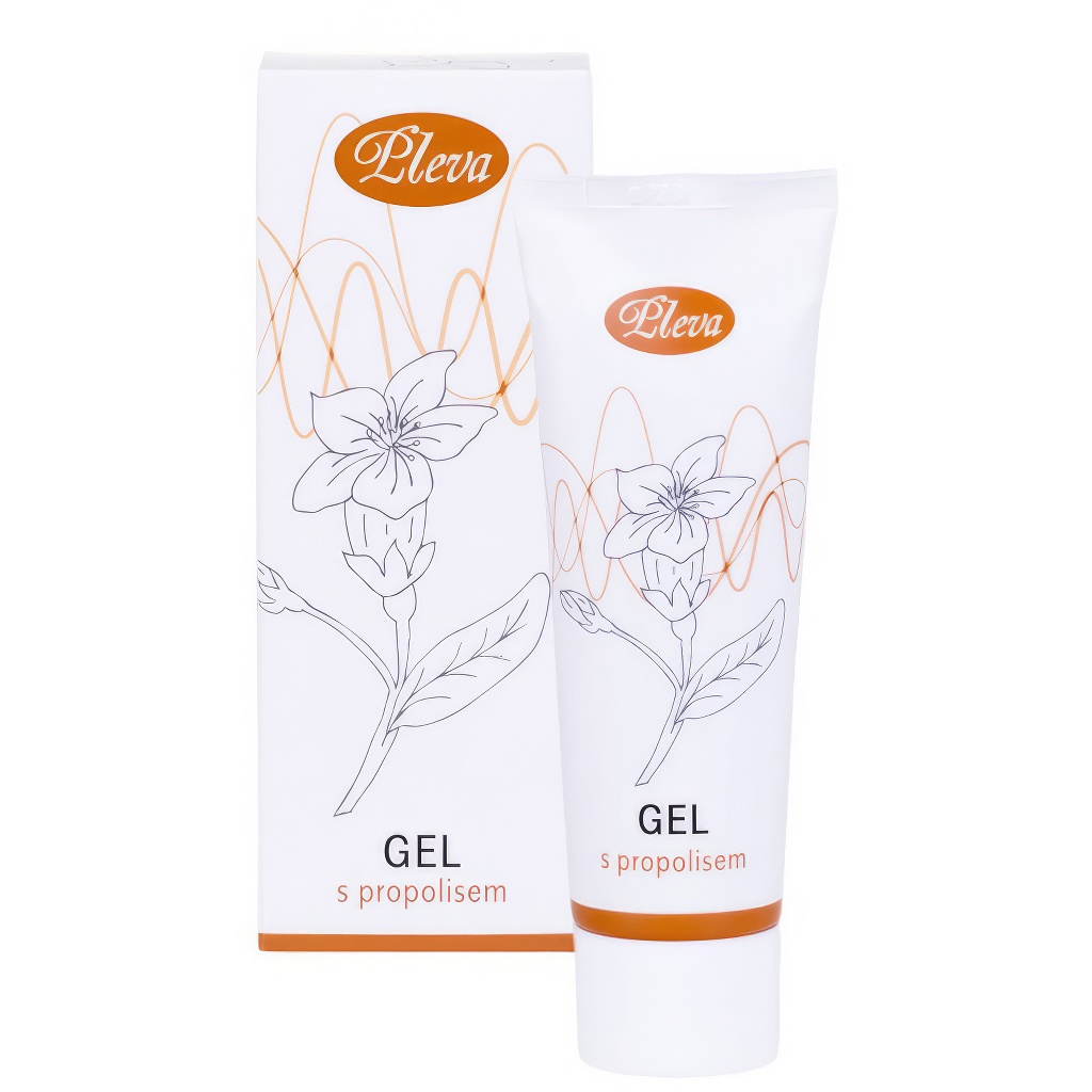 Pleva natürlicher Gel mit Propolis - 50g