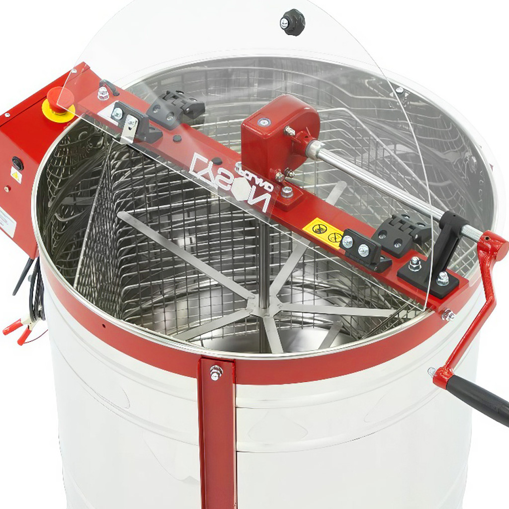 5-Waben Diagonalschleuder DNM/Zander/Langstroth manuell-elektrisch 12V/230V Ø60mm – Lyson CLASSIC