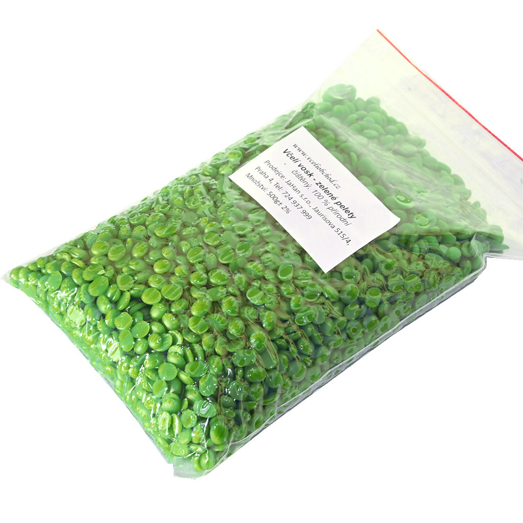 Bienenwachs – grüne Pellets – 500 g