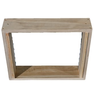 Liebig Zander Halbzarge (110 mm) mit 9er Abstandstreifen