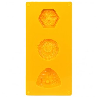 Silikonform mit Bienenmotiven