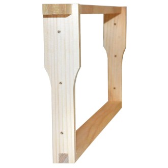 Rähmchen in Teilen Zandermaß 159 mm, Hoffmann-Seiten - Hol-ewg - 50 Stk.