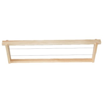 Rahmen Langstroth 1/2 - 137 - Hoffman, geflochten, mit Ösen, mit Nut 1 Stk