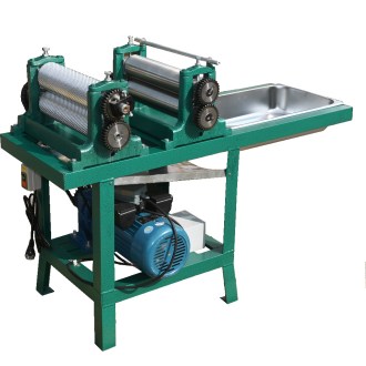 Elektrische Mittelwandpresse mit zwei Walzen