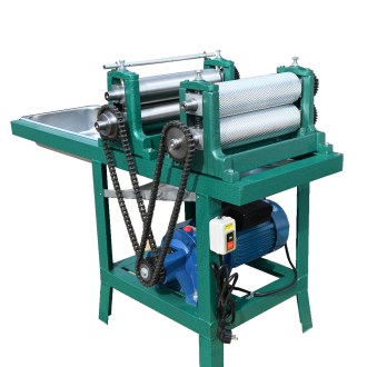 Elektrische Mittelwandpresse mit zwei Walzen