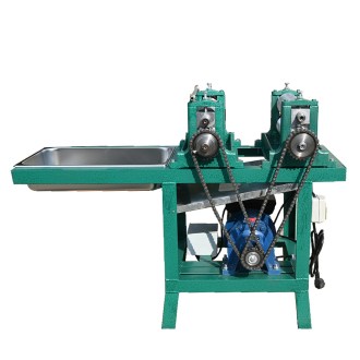 Elektrische Mittelwandpresse mit zwei Walzen