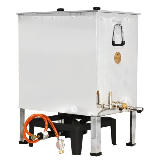 Wachskocher Mellarius mit Gaskocher 62 x 42cm