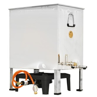 Wachskocher Mellarius mit Gaskocher 62 x 42cm