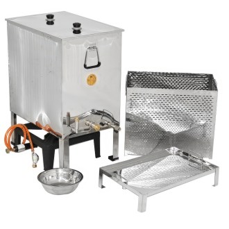 Wachskocher Mellarius mit Gaskocher 62 x 42cm