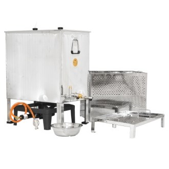 Wachskocher Mellarius mit Gaskocher 62 x 42cm