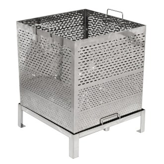 Edelstahl-Wachskocher Mellarius 50 x 50 cm