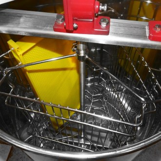 Honigschleuder Mellarius OptiLine 3 Waben Hand mit Behälter P40
