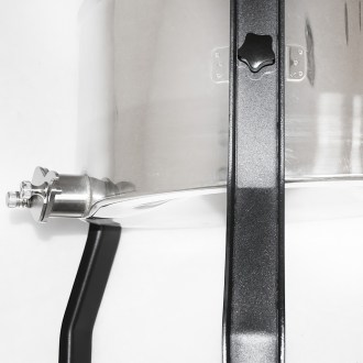 Honigschleuder Mellarius MaxiLine 2 Waben Hand mit großem Griff Dia 40