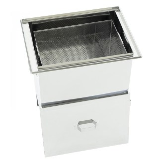 LYSON Dampfwachsschmelzer Gross mit Wasserdichtung inkl. Gasbrenner