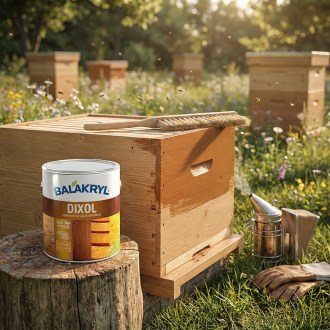 Farbe für Bienenstöcke Balakryl Dixol 0,7 l