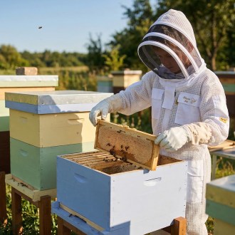 Bienenanzug für Kinder mit Belüftung Elegant Bee - S-XXL