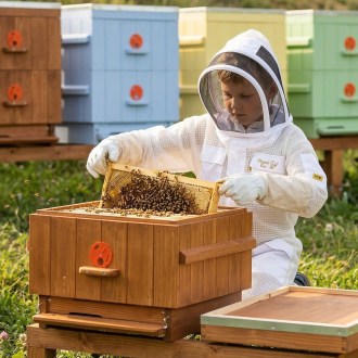 Bienenanzug für Kinder mit Belüftung Elegant Bee - S-XXL
