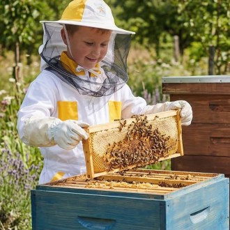 Imkeranzug mit Reißverschluss für Kinder - 104-164