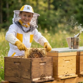 Imkeranzug mit Reißverschluss für Kinder - 104-164