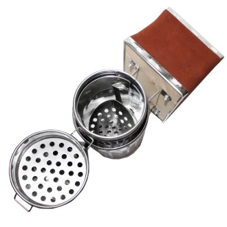 Smoker groß, Edelstahl