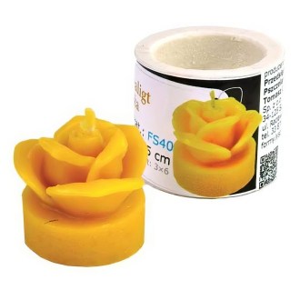 Silikonform Tealight Rose-Höhe 3,5 cm