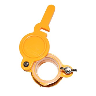 Plastik-Quetschhahn - orange