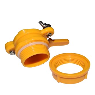 Plastik-Quetschhahn - orange