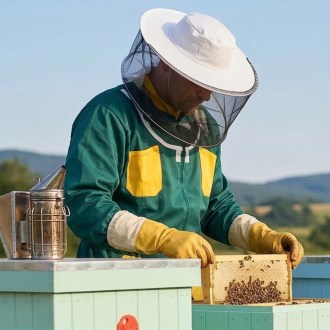Imkeranzug mit Reißverschluss - grün - 52-60