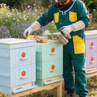 Imkeranzug mit Reißverschluss - grün - 52-60