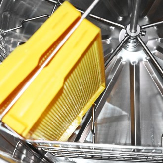 Honigschleuder Mellarius MaxiLine 5/10 Waben 110W Motor Dia 64