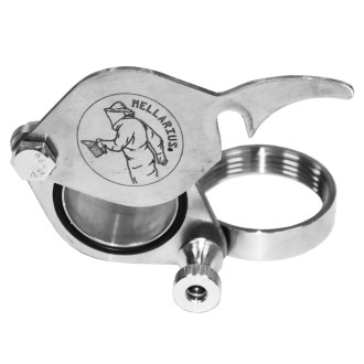 Quetschhahn - Edelstahl - Mellarius