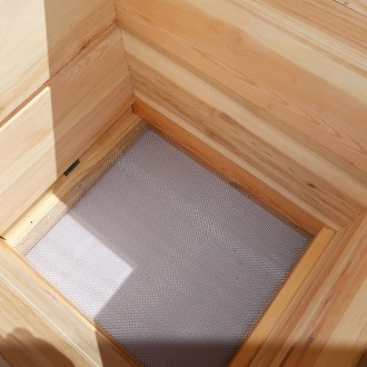 Lorenzbeute Langstroth 3 x 3/4 - 185 - 10 R. mit Varroaboden