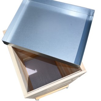 Lorenzbeute Langstroth 4 x 3/4 - 185 - 10 R. mit Varroaboden