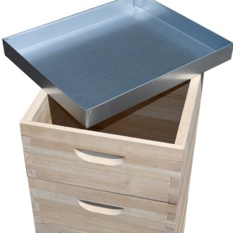 Lorenzbeute Langstroth 5 x 3/4 - 185 - 10 R. mit Varroaboden