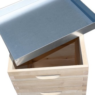 Lorenzbeute Langstroth 4 x 3/4 - 185 - 10 R. mit Varroaboden