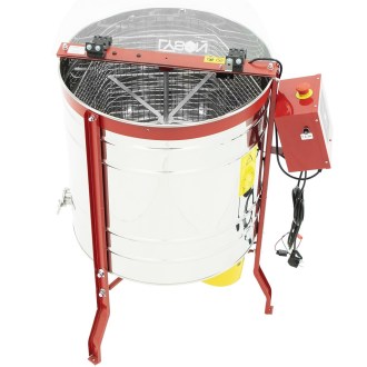 Lysoň Clasic 5-Waben Diagonalschleuder DNM/Zander/Wielkopolska / Langstroth mit elektrischem Antrieb 12V/230V Ø600mm