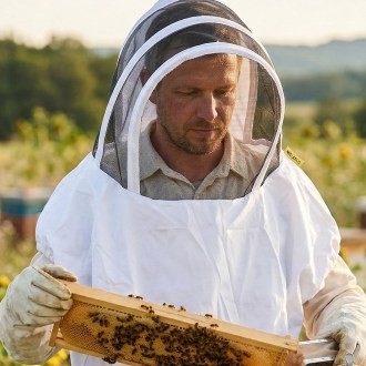 Mellarius Imkerhaube mit Baumwollgewebe