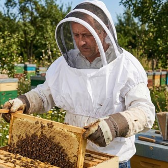 Mellarius Imkerhaube mit Baumwollgewebe