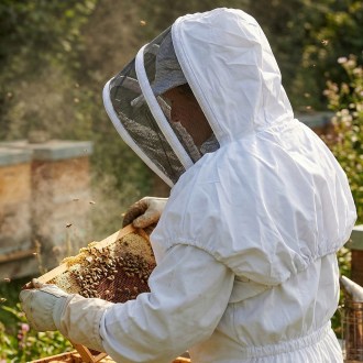 Mellarius Imkerhaube mit Baumwollgewebe