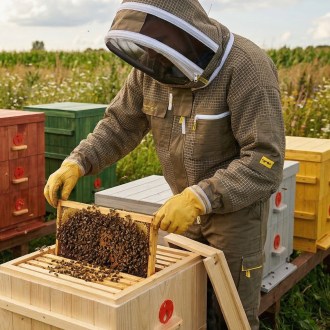 Mellarius Imkerjacke mit Elegant Bee Belüftung - S-XXXXL