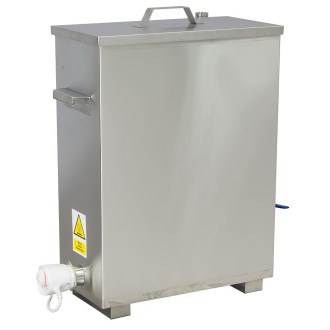 Wachsschmelzer zur Herstellung von Kerzen mit Wassermantel und isoliertem Deckel