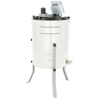 LYSON MINIMA 4 Waben Diagonalschleuder mit elektrischem Antrieb 230V, Ø500, DNM/Z/WL/L, mit einem rostfreien Quetschhahn