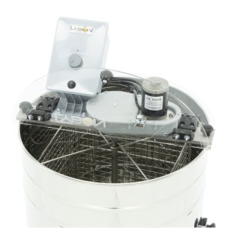 LYSON MINIMA 4 Waben Diagonalschleuder mit elektrischem Antrieb 230V, Ø500, DNM/Z/WL/L, mit einem rostfreien Quetschhahn