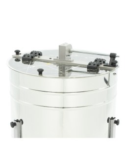 4 Waben Diagonalschleuder mit Handantrieb, Ø60, Korb universal mit rostfreiem Auslaufhahn MINIMA Lyson