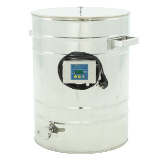Abfüllbehälter mit Heizmantel 70l, Edelstahlventil 6/4''